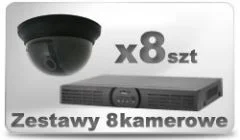 Zestawy do monitoringu 8 kamer