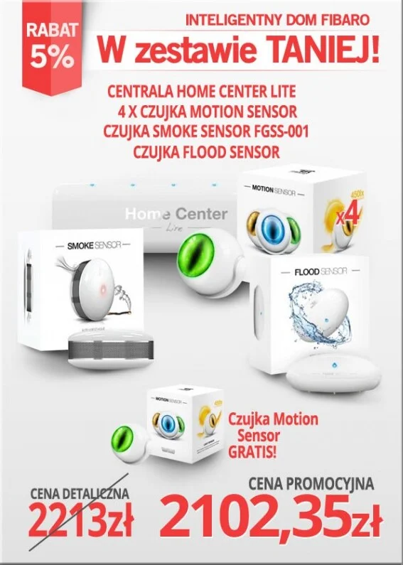 zestaw promocyjny Fibaro promocja